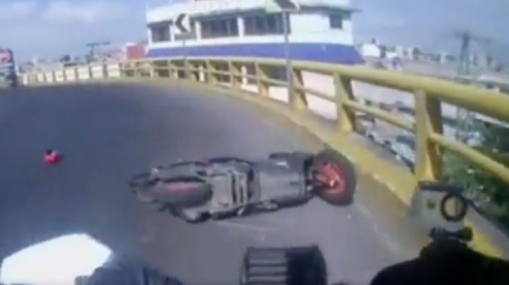 Tragedia en Pantitlán: Difunden VIDEO del momento exacto cuando dos mujeres caen desde un puente vehicular