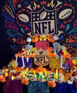 NFL organiza evento de Día de Muertos con concursos de ofrendas y catrinas