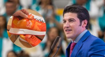 ¡Ay, papá! Así lucen los tenis "fosfo, fosfo" que Samuel García regalará en las escuelas de Nuevo León