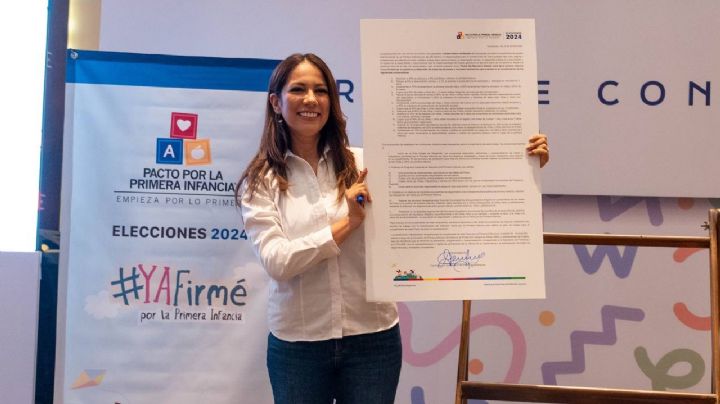Firma Libia compromisos por niñas, niños y adolescentes de Guanajuato: "es la mejor inversión"