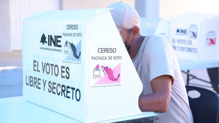 Participan 761 presos del estado de Hidalgo en votación anticipada