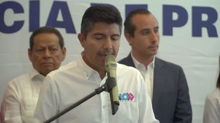 Eduardo Rivera aspirante al gobierno de Puebla del PAN-PRI-PRD, denuncia agresiones