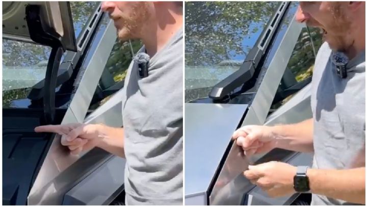YouTuber pone a prueba el sistema de seguridad de su Tesla Cybertruck y casi "pierde" un dedo: VIDEO