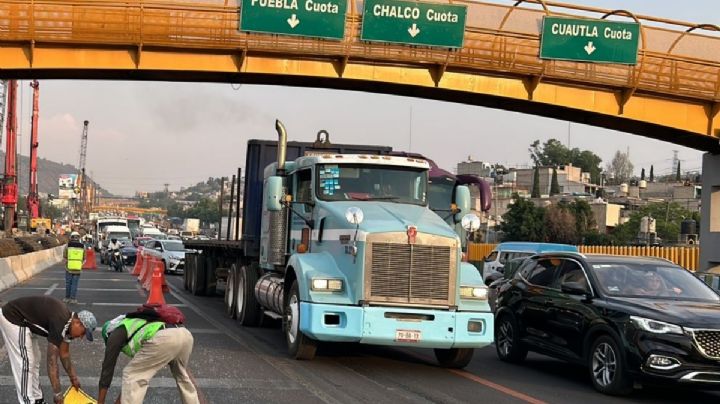 México-Puebla: ¿hasta cuándo habrá cierre de carriles en la autopista por obras en el kilómetro 20?