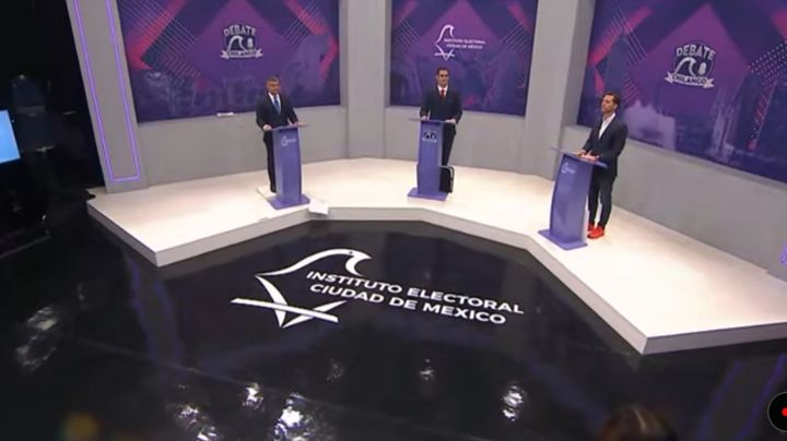 Entre señalamientos y fallas técnicas, así fue el debate entre los candidatos de la alcaldía Miguel Hidalgo
