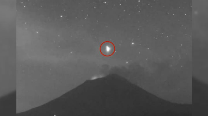 VIDEO: captan extraña luz cerca del cráter del Popocatépetl