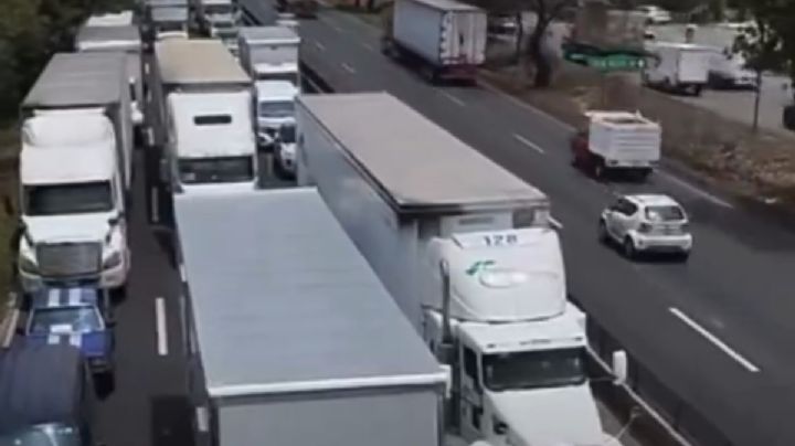 Colapso vial en la México Querétaro; largas filas afectan la circulación con dirección a Tepotzotlán