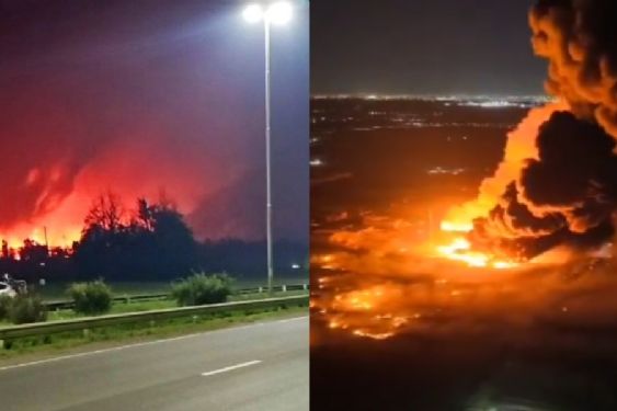 IMÁGENES FUERTES: arde fábrica con trabajadores adentro, reportan decenas de heridos