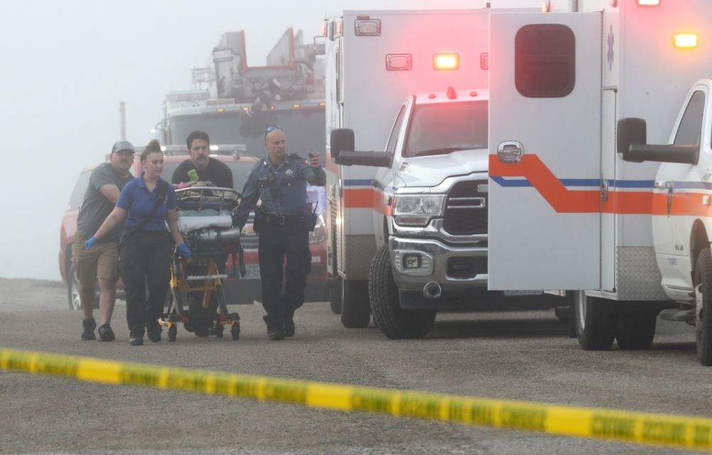 Sube a 5 cifra de fallecidos de aeronave de Semar que se estrelló en Galveston, Texas