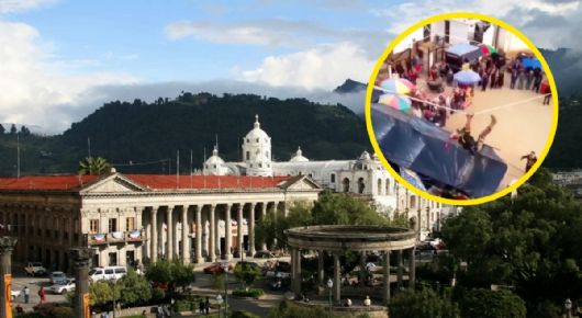 Participante del Baile de los Monos cae desde una gran altura | IMÁGENES FUERTES