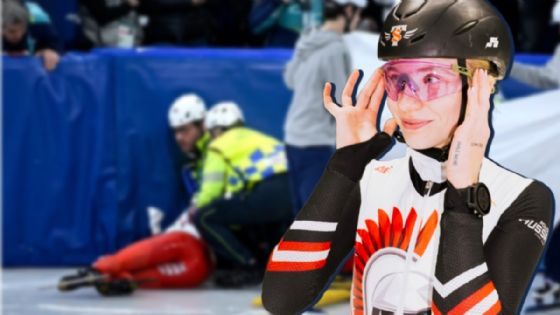 Patinadora Kamila Sellier estuvo cerca de perder un ojo en accidente en los Juegos Olímpicos Milán-Cortina | VIDEO
