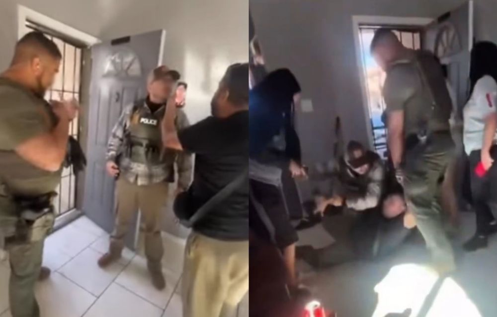 Agentes de ICE ingresan violentamente a casa de una familia hispana sin orden judicial | VIDEO