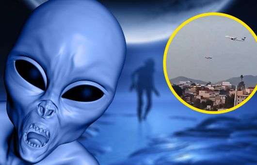 Captan supuesto OVNI en Tijuana; extraño objeto aparece cerca de un avión