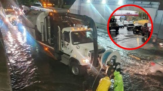 Lluvias dejan encharcamientos en CDMX; caen más de 6.7 millones de metros cúbicos de agua