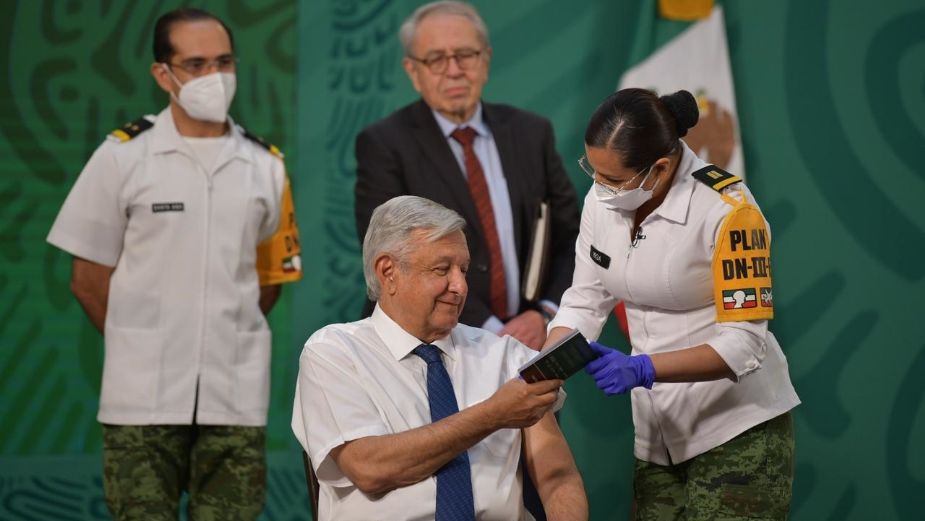 AMLO tuvo reacción leve de la vacuna contra Covid-19