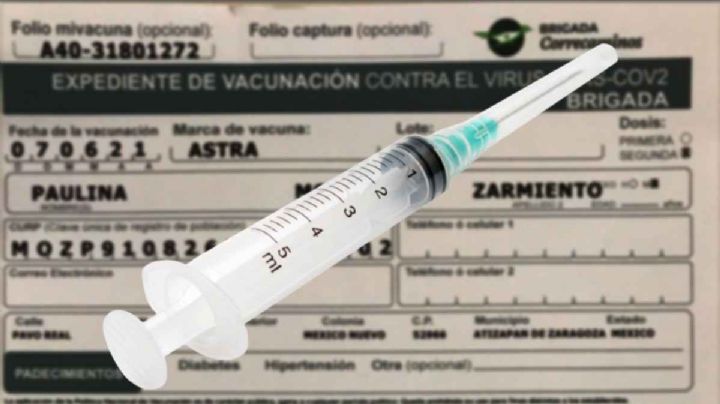 México mágico: Falsifican comprobantes de vacunación contra la Covid-19 en el Centro Histórico