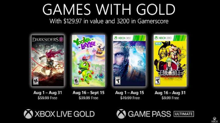 Xbox: ¡prepara la consola!; estos son los juegos que llegan gratis en agosto 2021