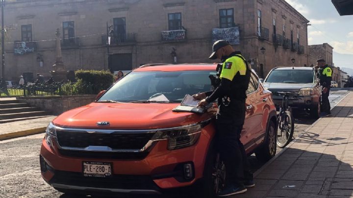 Policía de Morelia presenta plan de ordenamiento vial en el centro con más de 17 mil multas de tránsito