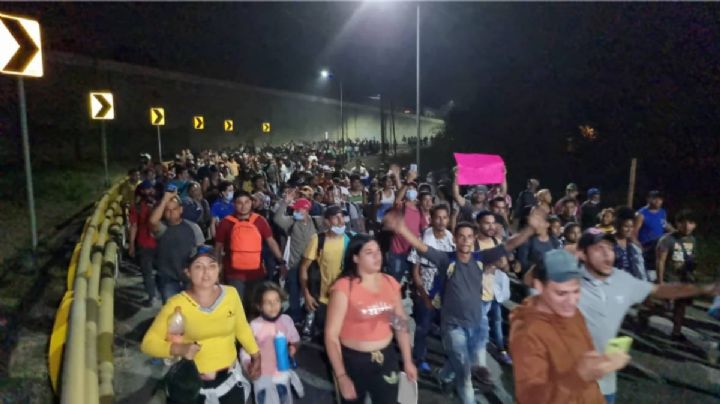 Sale primera caravana migrante del 2022 desde Chiapas