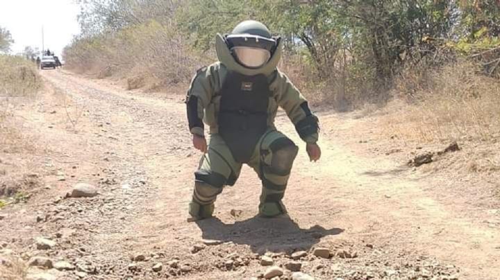 Ejército ubica 250 minas en caminos de terracería de Michoacán