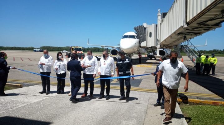AIFA: Inauguran la ruta aérea Villahermosa-Santa Lucía