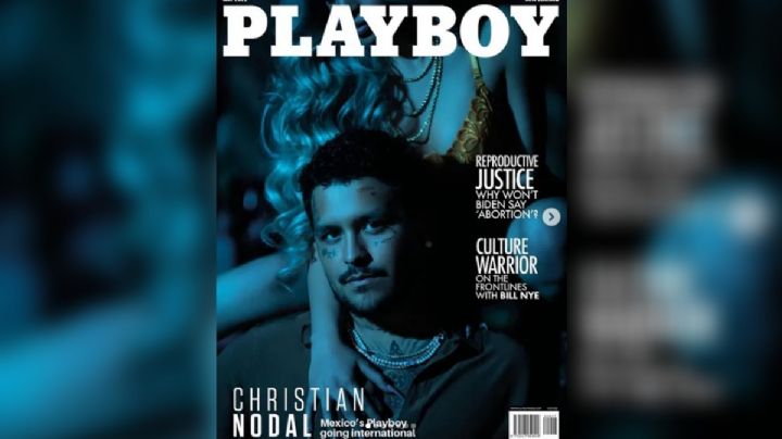 Christian Nodal posa para Playboy; FOTOS sorprenden a sus fans