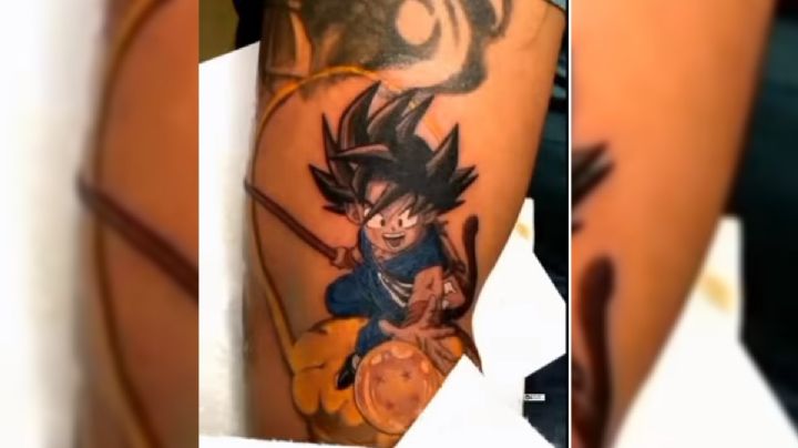Este famoso GRUPERO se tatuÃ³ a Goku Â¿es su gusto culposo? VIDEO