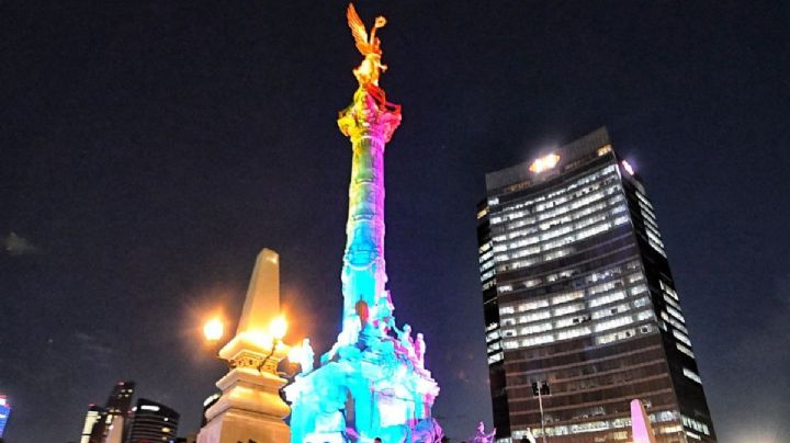 Monumentos de la CDMX se encienden para conmemorar el DÃ­a Nacional Contra la Homofobia