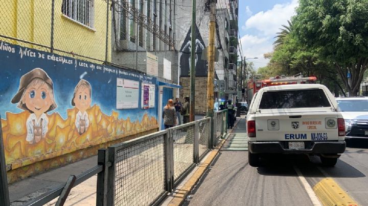 Evacuan a menores de un preescolar de la CDMX por fuga de gas