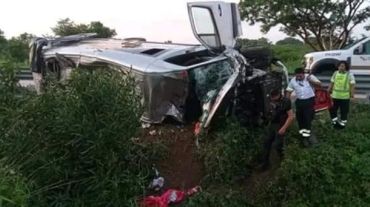 Accidente carretero deja seis fallecidos y nueve heridos en Veracruz