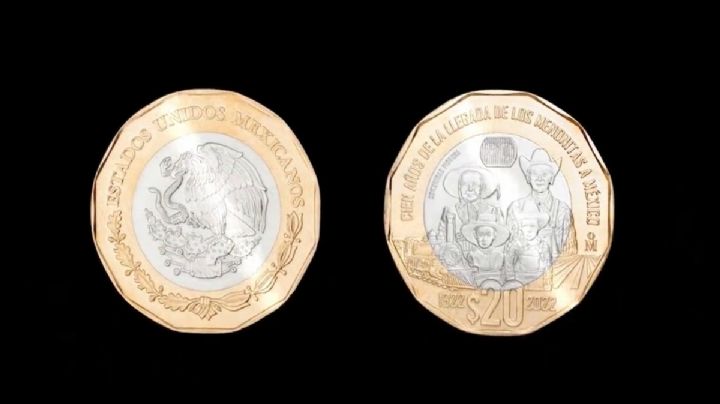 AsÃ­ es la nueva moneda de 20 pesos que conmemora la llegada de los menonitas a MÃ©xico; una obra de arte | VIDEO