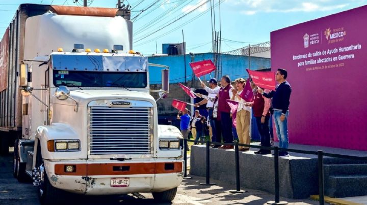 Estado de México envía 154 toneladas de ayuda a damnificados por "Otis"