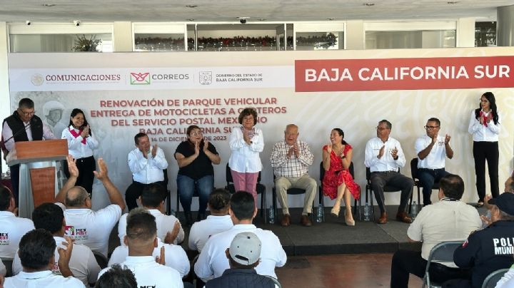 Correos de México realiza renovación vehicular a carteros de Baja California Sur