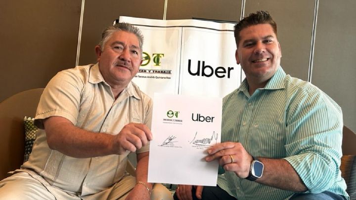 Uber firma convenio con el Sindicato de Taxistas en Cancún