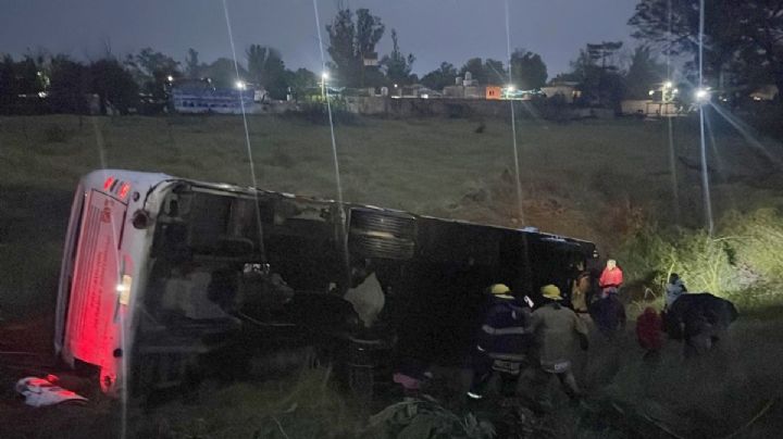 Volcadura deja 11 lesionados en Jalisco, hay caos vial en la autopista a Chapala