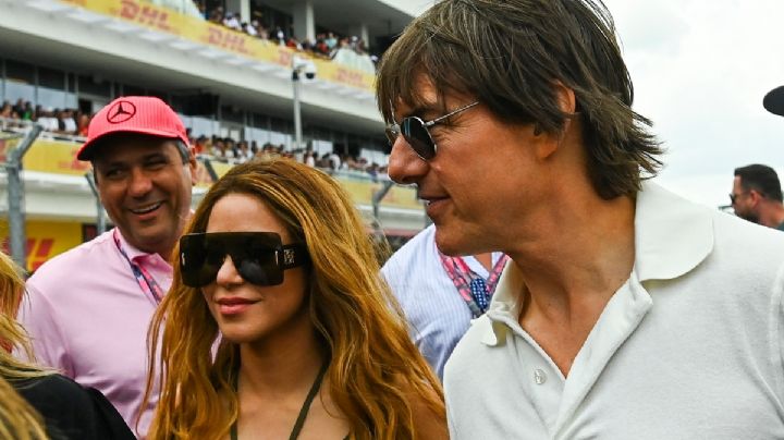 Tom Cruise tiene el corazón roto por la relación de Shakira y Hamilton, el piloto era su amigo