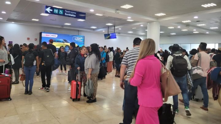 Tormentas invernales en EU afectan operaciones en Aeropuerto de Cancún