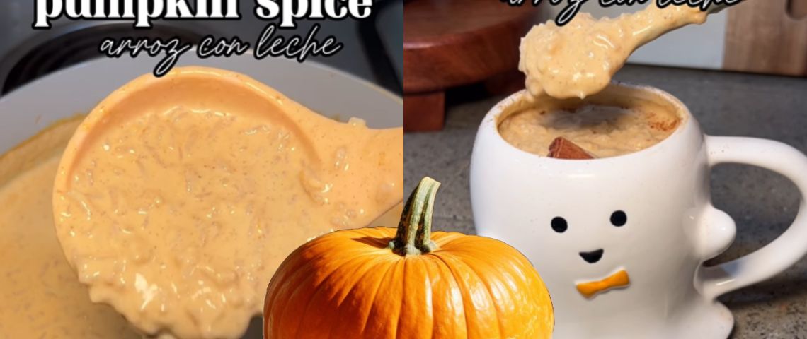 Pumpkin spice de arroz con leche, prepara esta receta calientita y deliciosa para disfrutar Halloween y Día de Muertos