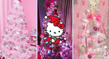 Cinco ideas económicas y muy kawaii para decorar tu árbol de Navidad con temática de Hello Kitty