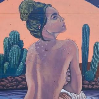 Belinda: pintan un mural en honor a la canción “Cactus” que le dedicó a Nodal