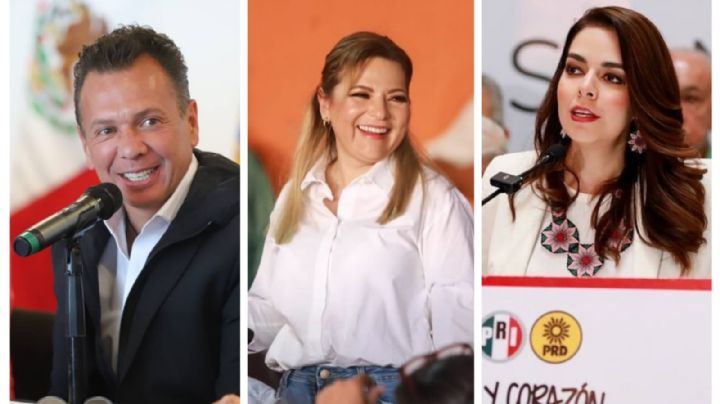 Así serán los arranques de campaña de Pablo Lemus, Claudia Delgadillo y Laura Haro en Jalisco