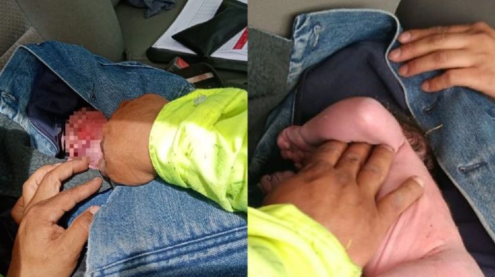 Rescatan a recién nacido abandonado en baldío en Metepec