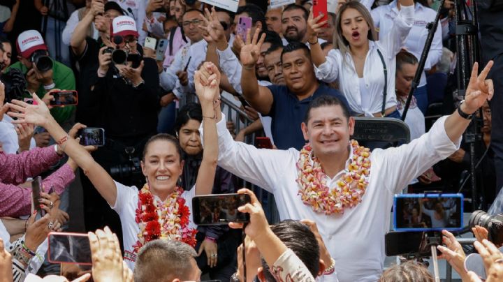 "Llegó la hora del sueño mexicano": Alejandro Armenta inicia campaña en Puebla acompañado por Claudia Sheinbaum