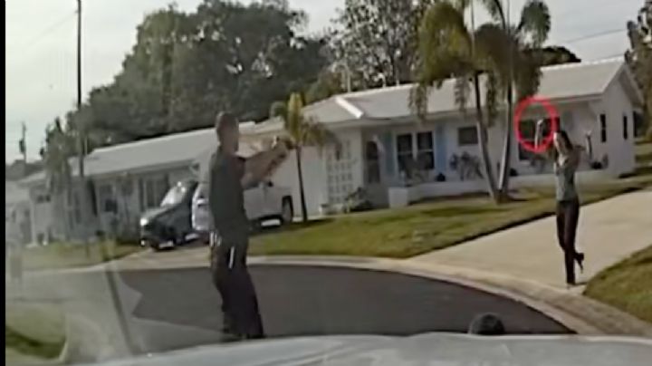 "¡Mátame ahora!": policía de Florida dispara contra una mujer que acuchilló a su novio | VIDEO