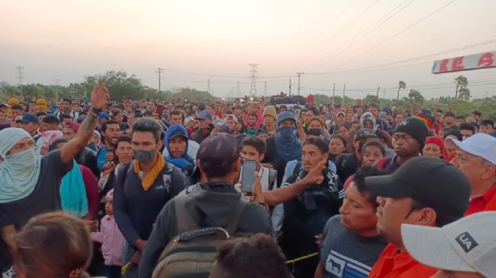 Caravana Viacrucis Migrante llega a Oaxaca