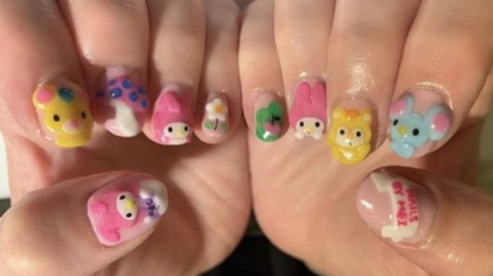 Sanrio nail art: 5 diseños de uñas para niñas sencillos y kawaii