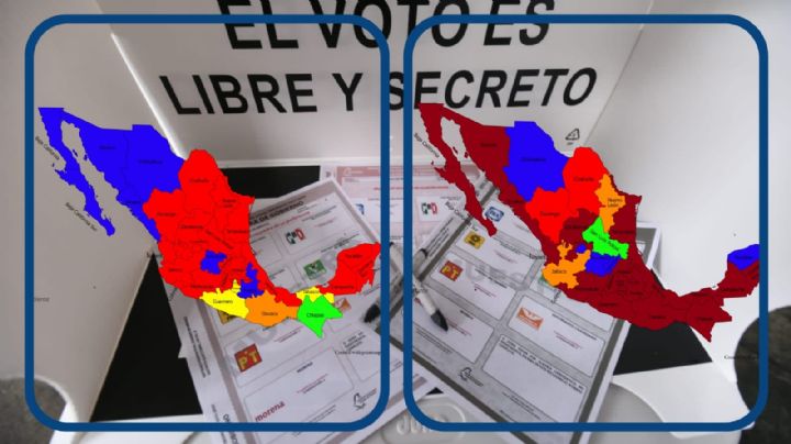MAPA: De tricolor a guinda, así cambió el país desde el surgimiento de Morena