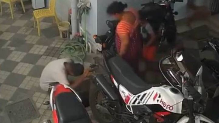 VIDEO: volvía del mercado y muere al caer a cisterna cuando iba a su cuarto