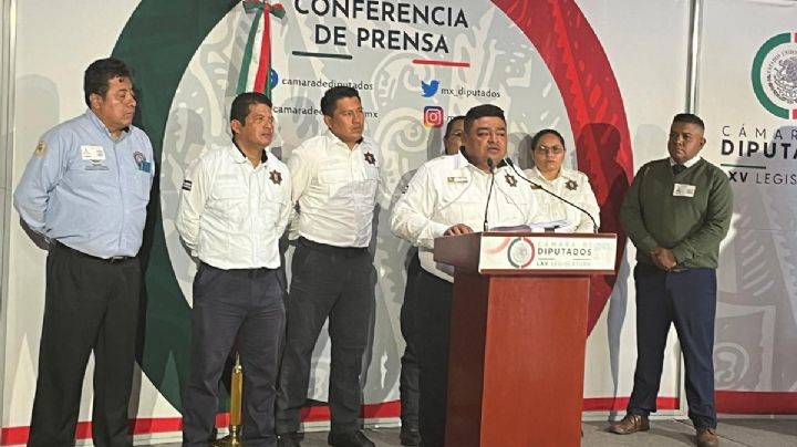 Policías de Campeche acuden a la Cámara de Diputados en busca de justicia