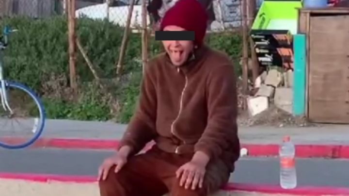 VIDEO | Sujeto con aparente discapacidad mental avienta un hombre al acantilado en Playas de Tijuana